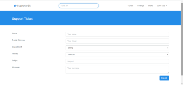 SupportorBit - Support Ticket Management System - Image 3