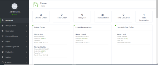 Food Desk - Restaurant Management Software with Website - Image 2