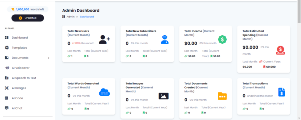 WriteTalent - SAAS OpenAI Content, Text, Image, Voice, Chat, Code, Transcript, and Video Generator - Image 2